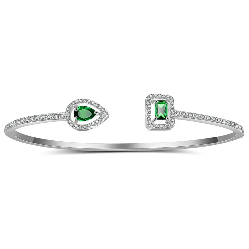 Βραχιόλι ορειχάλκινο με zircon  - w633