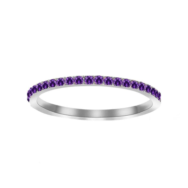 Δαχτυλίδι ατσάλι με στρας birthstone - R383