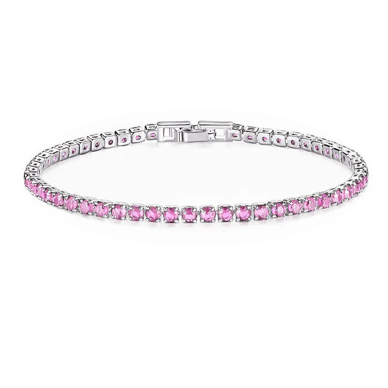 *Βραχιόλι με zircon σε 5 χρώματα -BR183