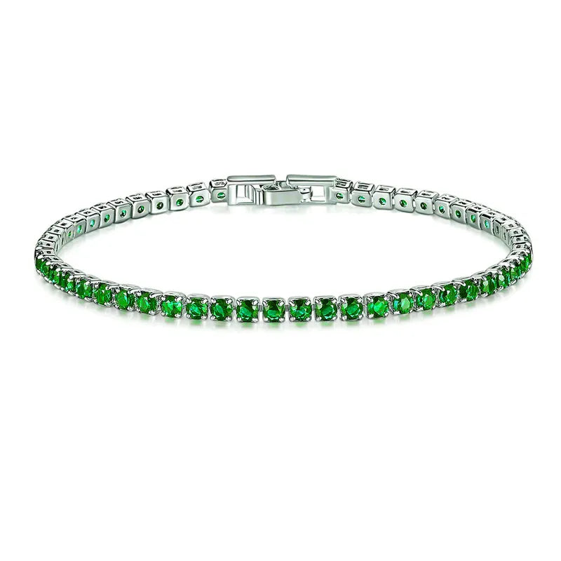 *Βραχιόλι με zircon σε 5 χρώματα -BR183