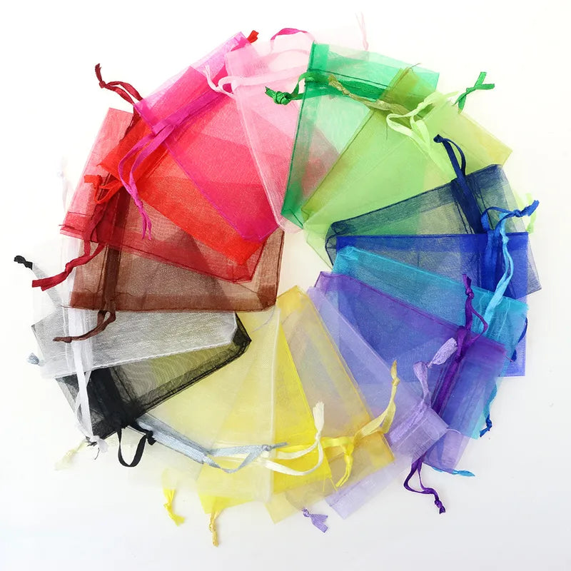 Πουγκιά organza 5x7cm 50τμχ- P085