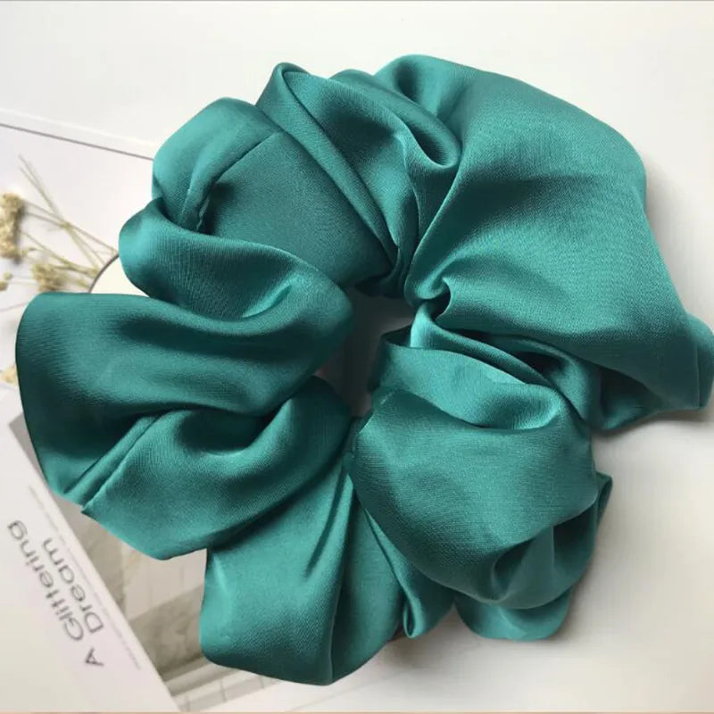 Λαστιχάκια scrunchie σατέν σε 17 χρώματα- ha047