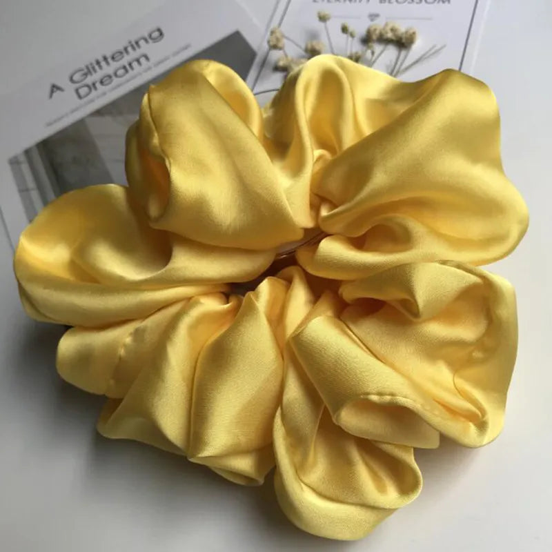 Λαστιχάκια scrunchie σατέν σε 17 χρώματα- ha047