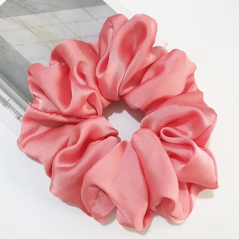 Λαστιχάκια scrunchie σατέν σε 17 χρώματα- ha047