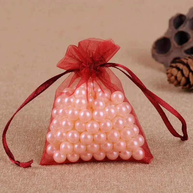 Πουγκιά organza 5x7cm 50τμχ- P085