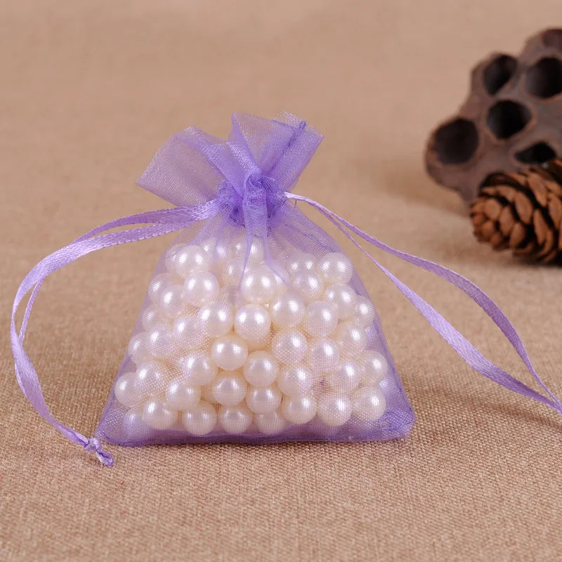 Πουγκιά organza 5x7cm 50τμχ- P085