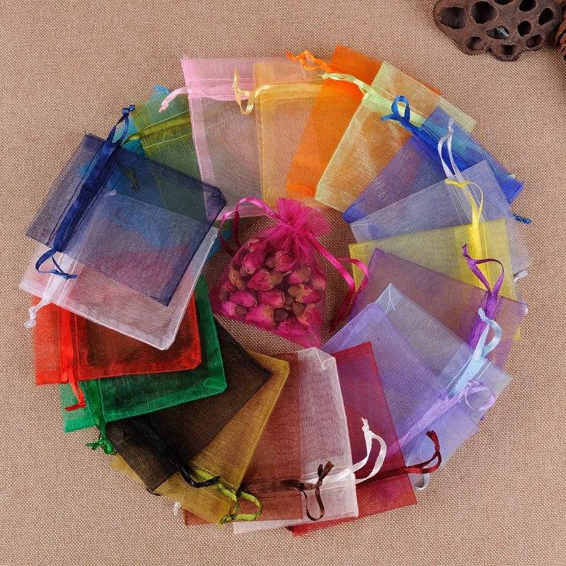 Πουγκιά organza 5x7cm 50τμχ- P085