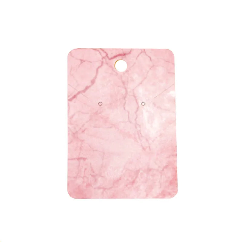 Καρτελάκια marble για σκουλαρίκια και κολιέ 5x7 50τμχ - P089