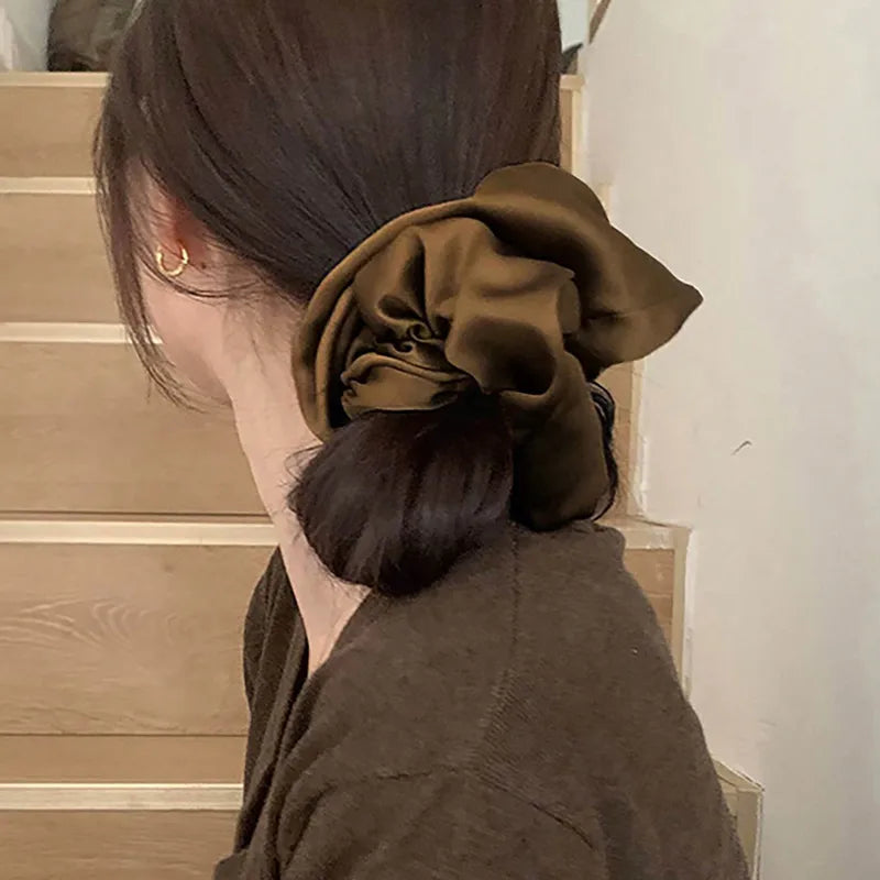 Λαστιχάκια scrunchie σατέν σε 17 χρώματα- ha047