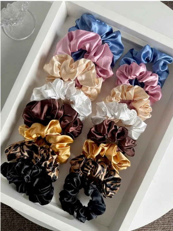 Λαστιχάκια scrunchie σετ 16 τεμάχια - HA071