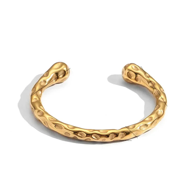 Βραχιόλι επιχρυσωμένο ατσάλι σφυρηλατημένο - BR299