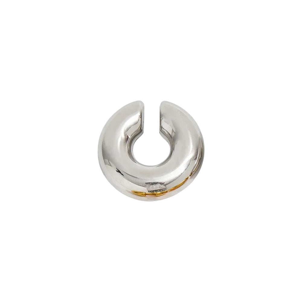 Σκουλαρίκι ατσάλινο cuff 1 τεμάχιο - w138