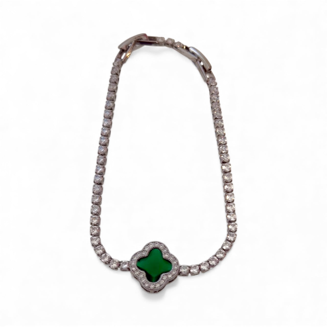 Βραχιόλι ορειχάλκινο με zircon  - w649
