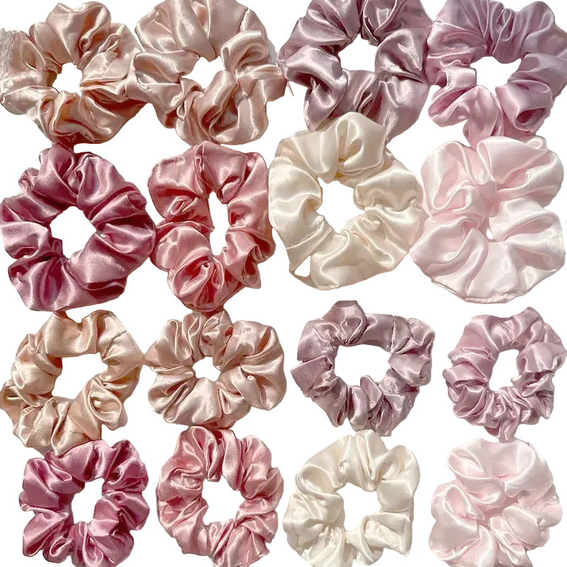 Λαστιχάκια scrunchie σετ 16 τεμάχια - HA071