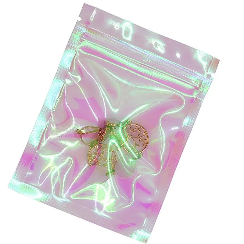 Σακουλάκια κοσμημάτων holographic 7.5x10 50τμχ - P075
